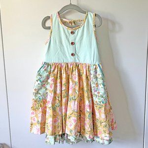 Sweet Honey sleeveless dress with pockets, size 6Y
